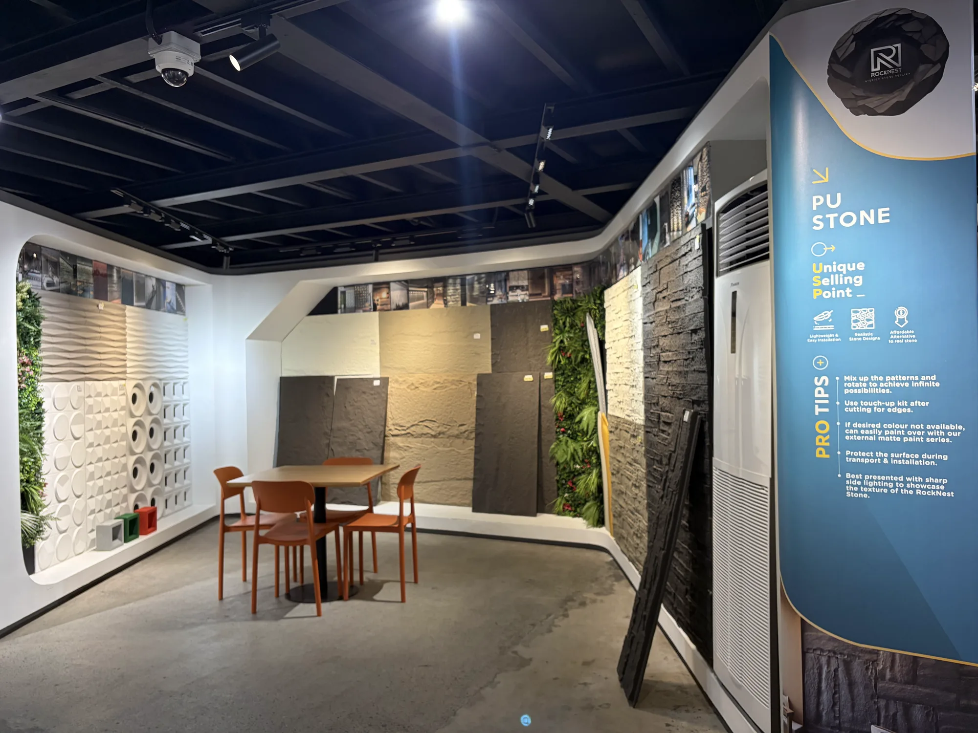 Wall panel and marble sheet displays at the MissReno showroom, Kota Kinabalu (6)