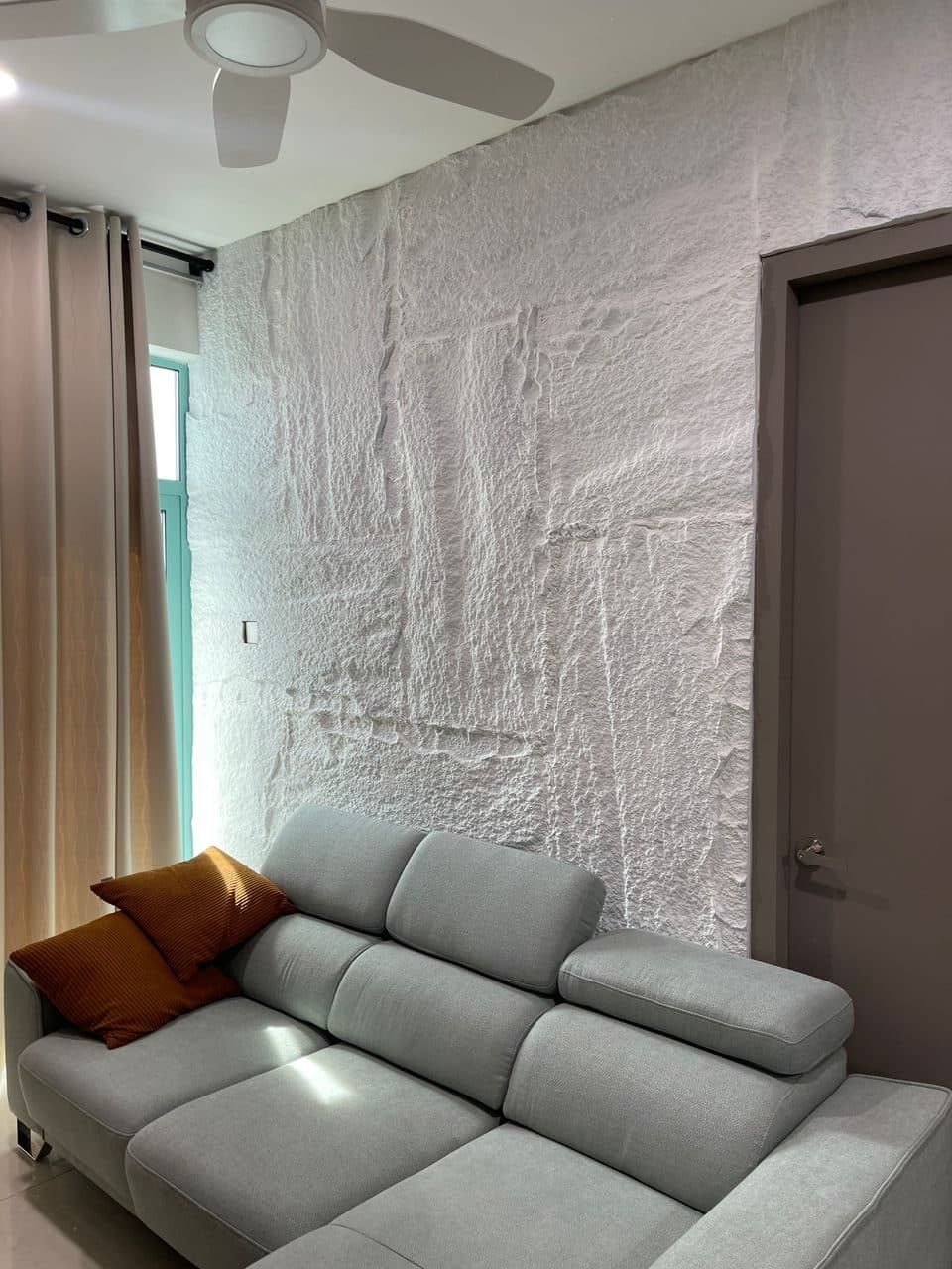 RockNest PU stone panel installed in a MissReno project (2)
